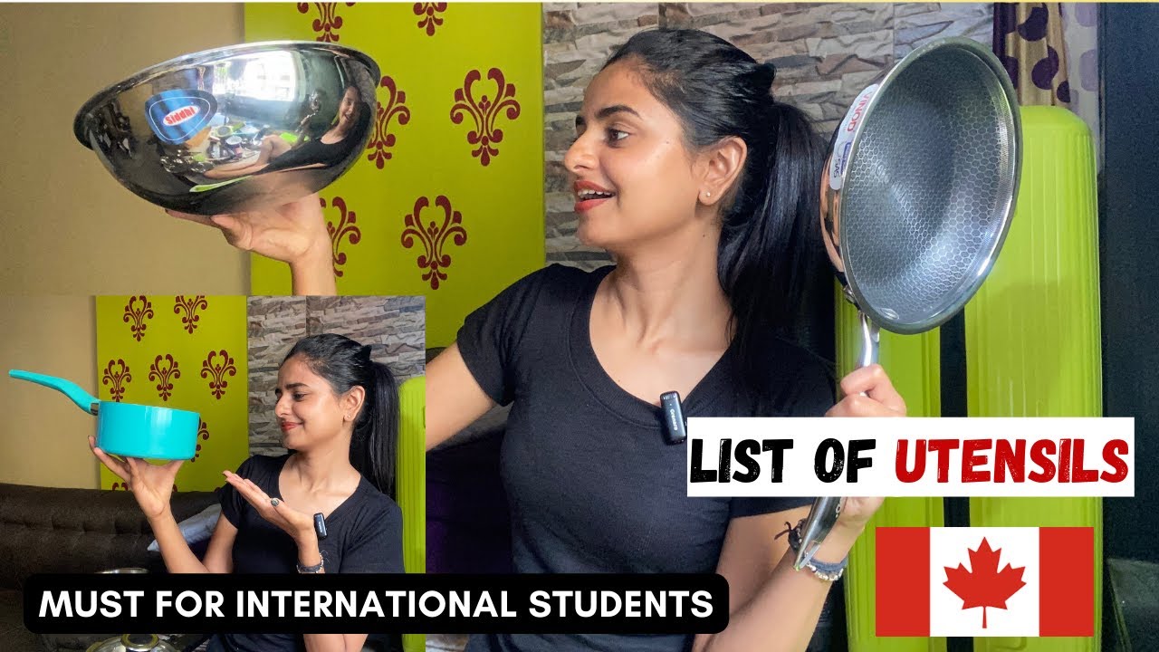 Kitchenware Packing For Canada🇨🇦| Kitchen Utensils List For Canada | Canada Student Packing List