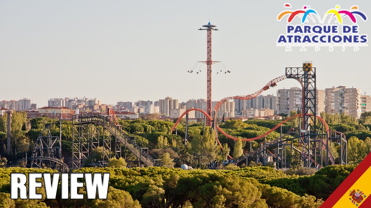 Así es PARQUE de ATRACCIONES de MADRID (España) | Review, atracciones, shows, montañas rusas, etc.
