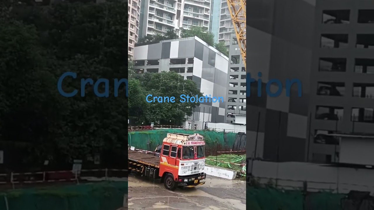 Building crane stolation