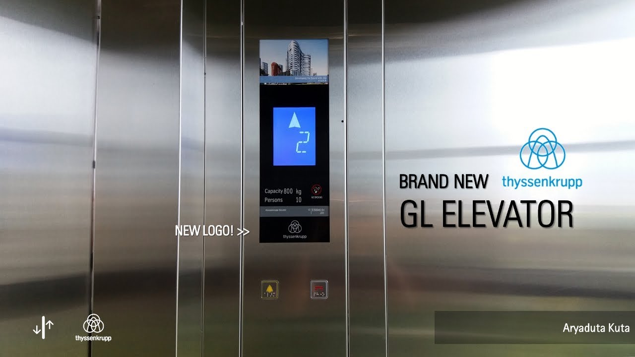[2018 First Video] New thyssenkrupp Scenic Elevator at Aryaduta Kuta, Bali