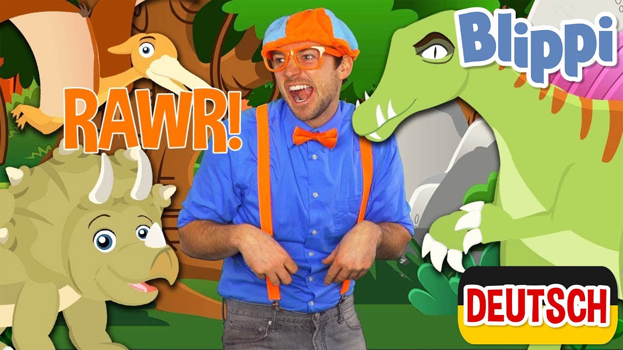 Blippi Deutsch - Lerne Dinosauriernamen | Abenteuer und Videos f&uuml;r Kinder