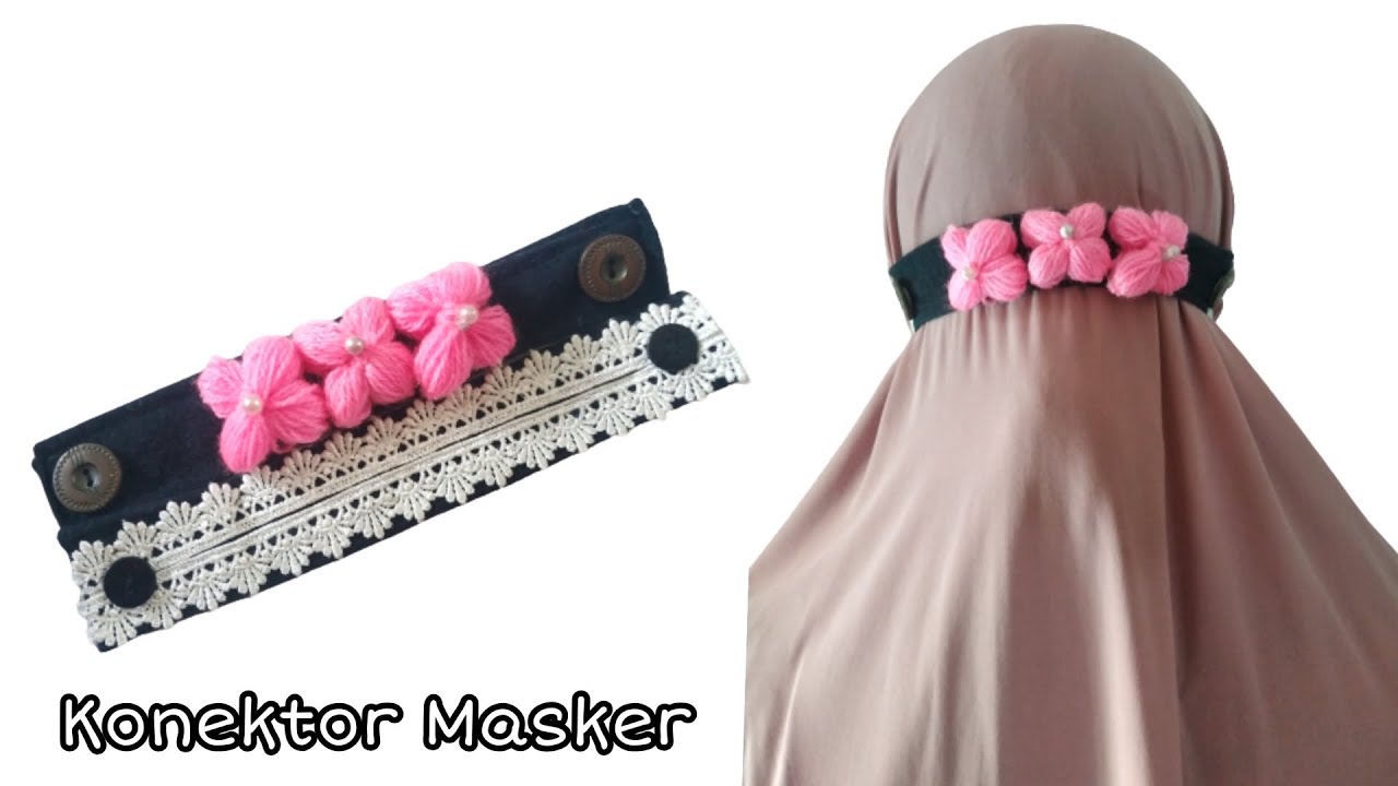 DIY Konektor Masker Simpel | Mask Connector- Face Mask Ear Saver DIY