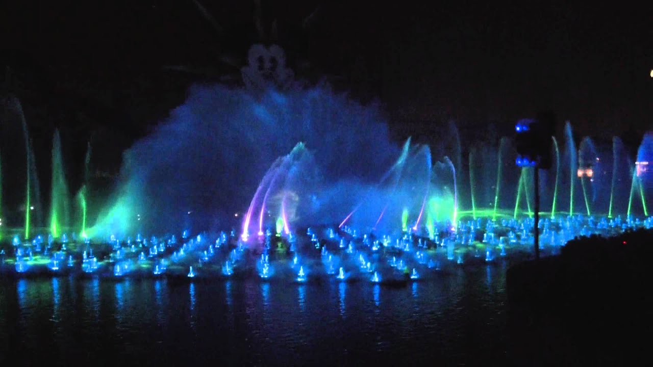World of Color (Full Show with Brave!) Disney California Adventure