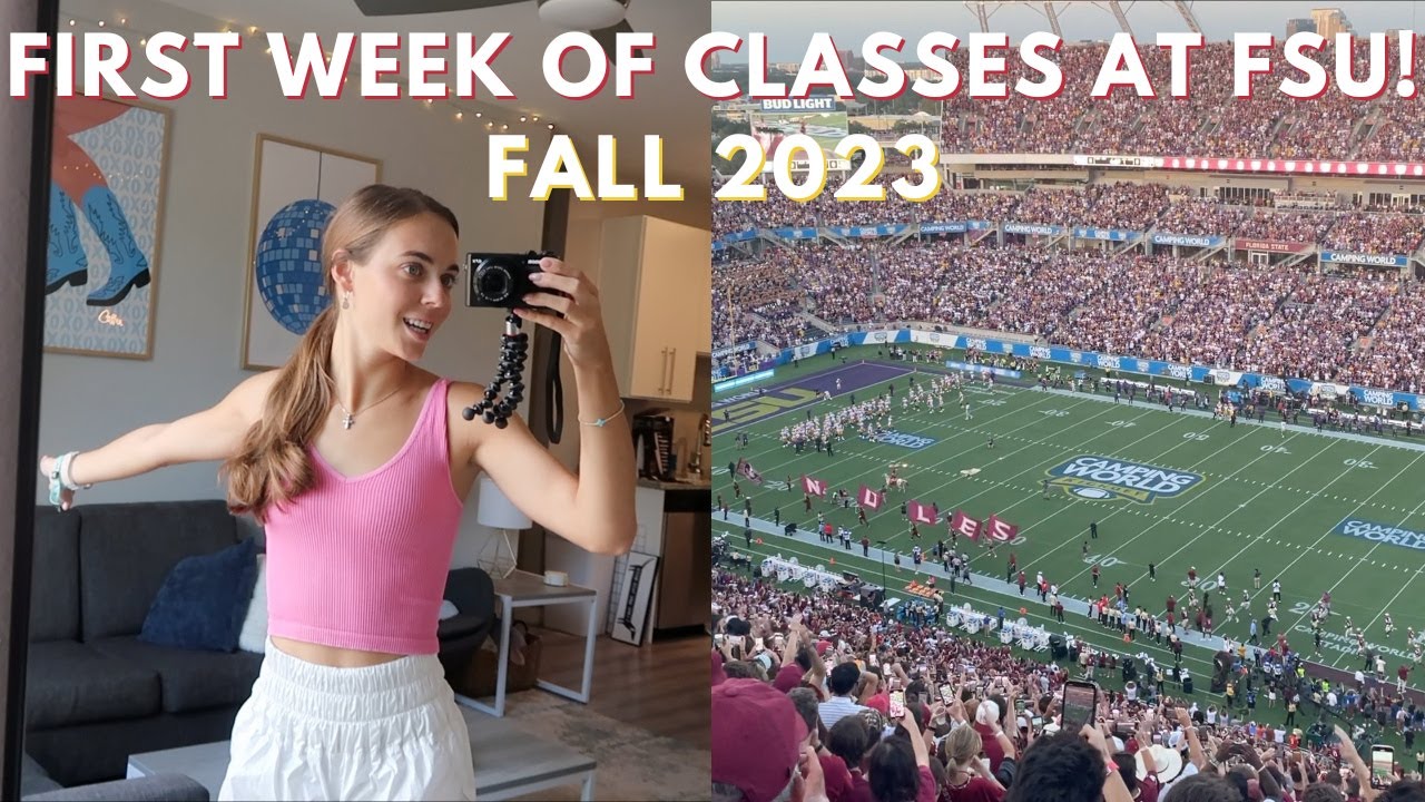 first week of junior year at Florida State University (hurricane edition)