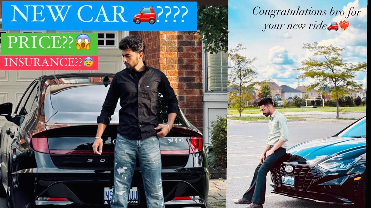 NEW CAR IN CANADA 🍁 🇨🇦 2023 model SONATA???  Price???😱 Insurance???😰