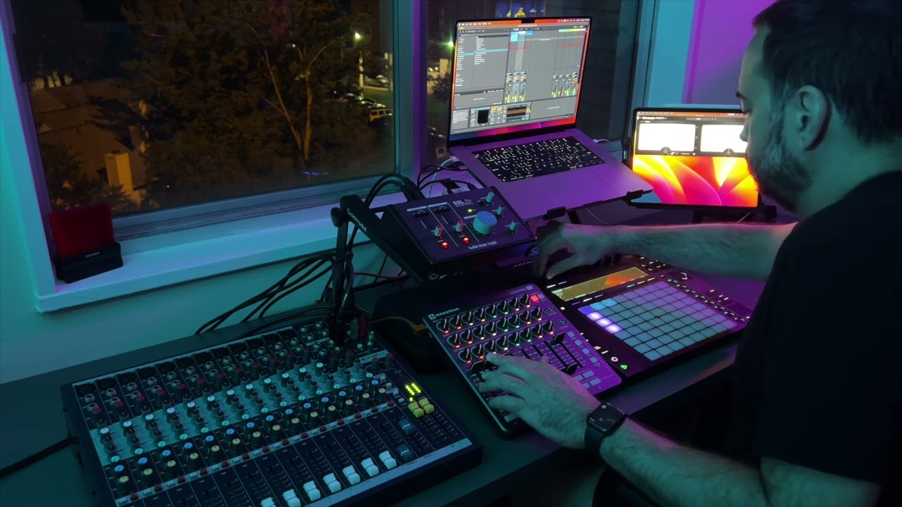 Live Jam | Ambient Techno | Ableton Push 2