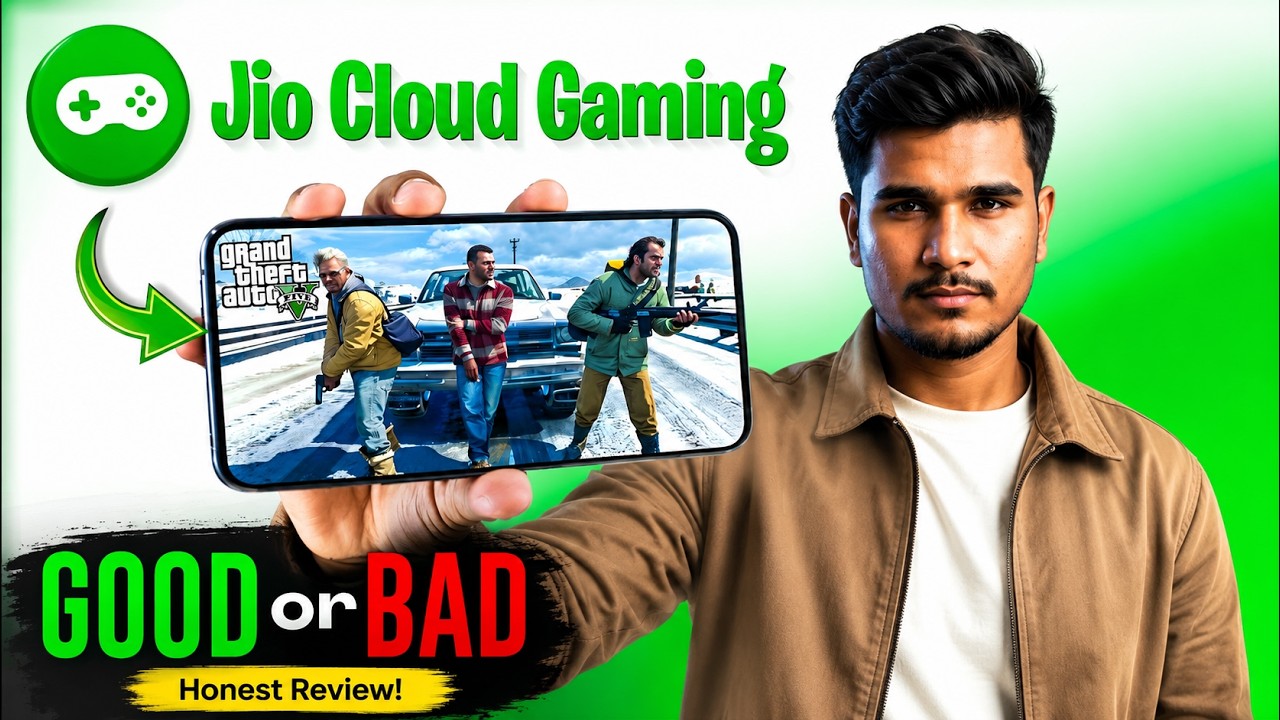 Jio Cloud Gaming Review 🔥 GTA 5 Mobile Par? | Good or Bad?
