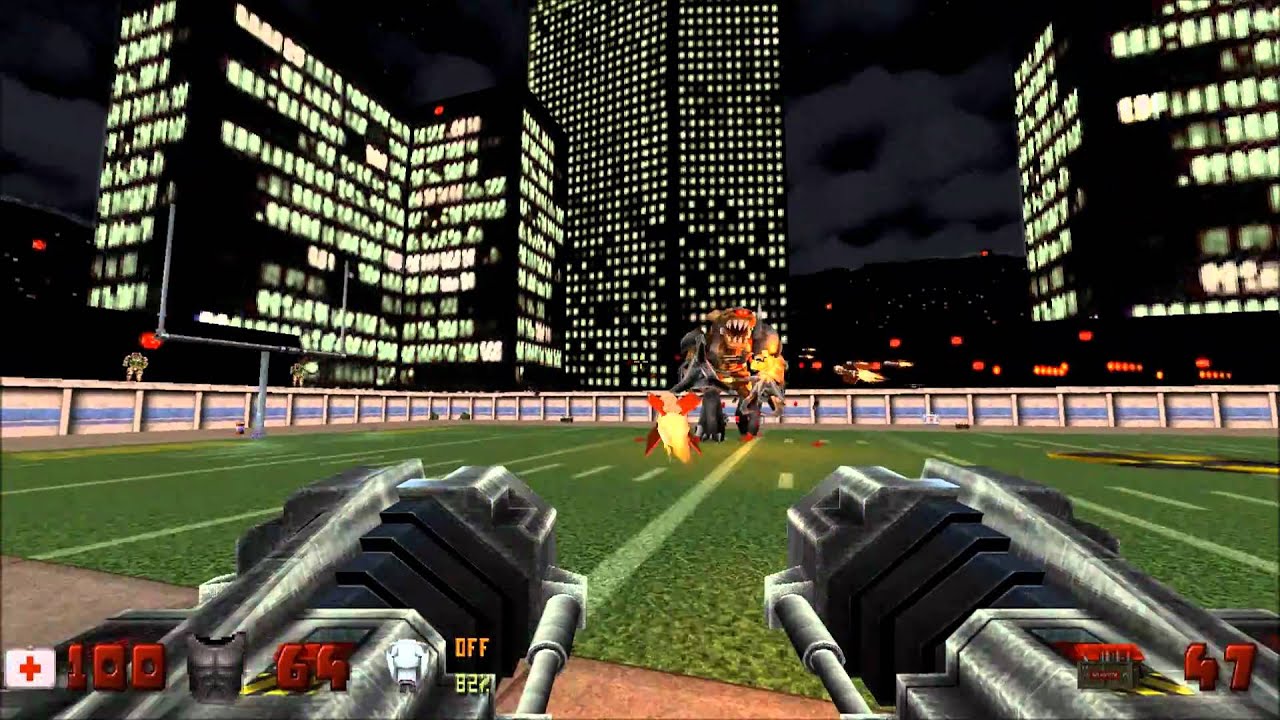 Duke Nukem 3D Final Boss Gameplay - stadium