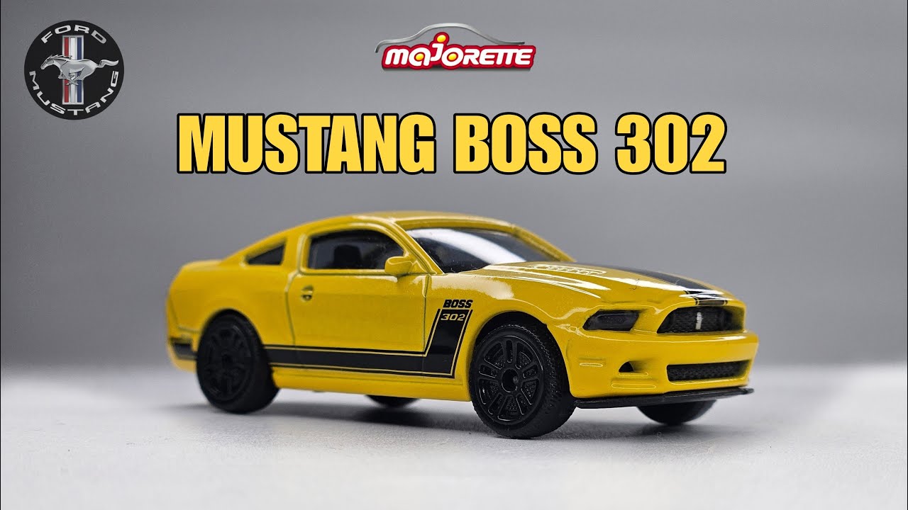 Mustang 302 Boss by Majorette🔥Made like a Tank - Looks Like a True Boss 💪 Unboxing and Review!