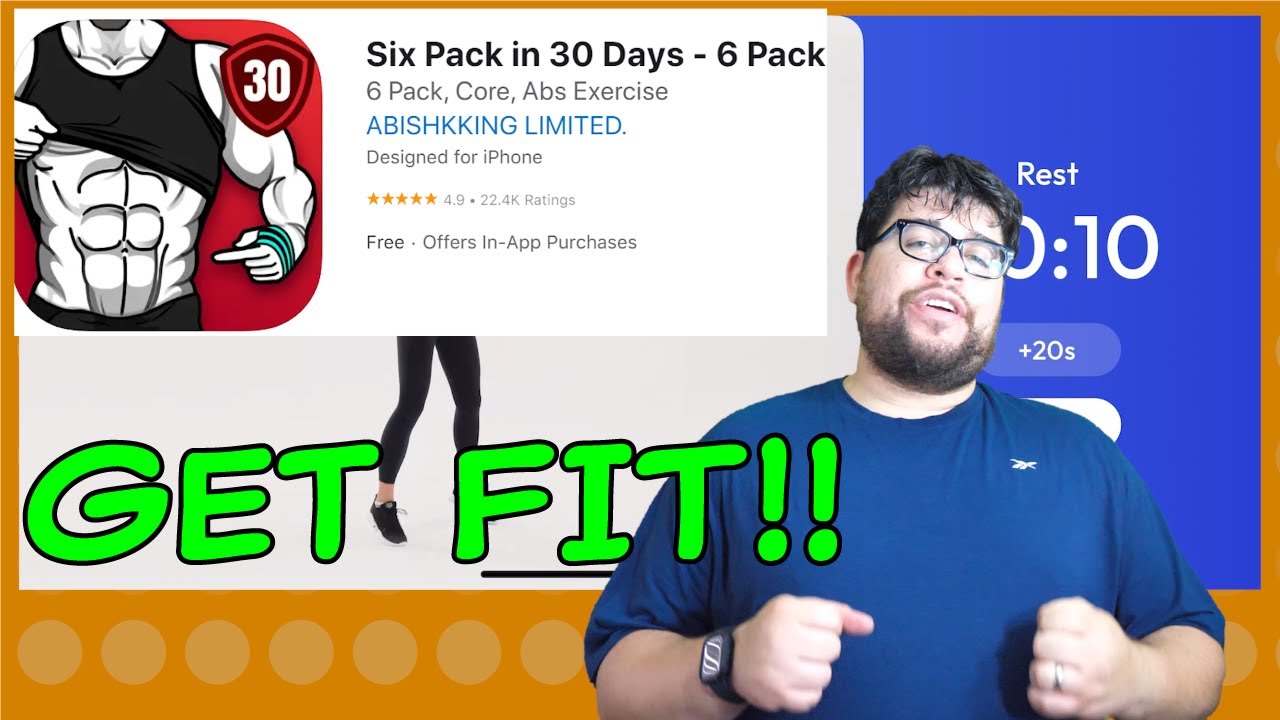 Is This the BEST Ab Workout App for IPhone??? - 6 Pack Abs in 30 Days App Review