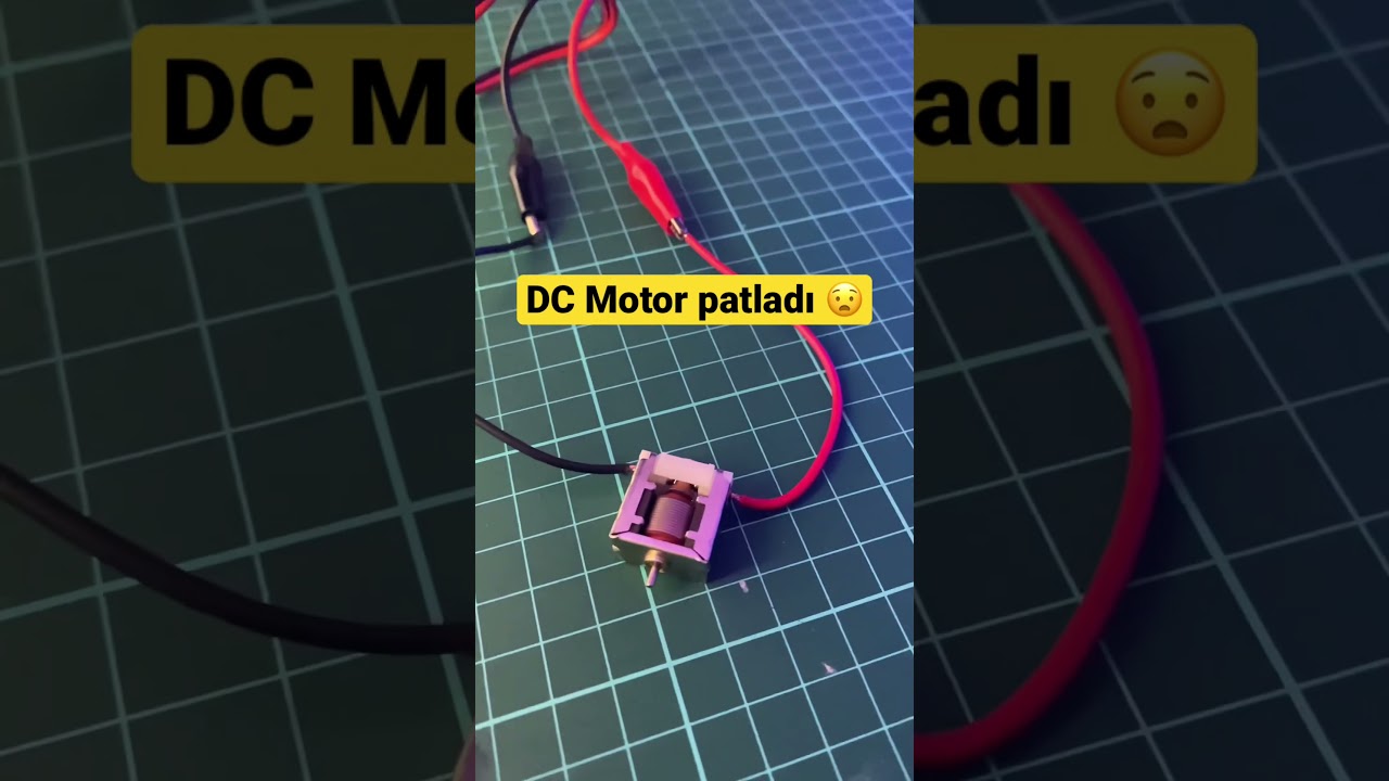 DC Motora Yüksek Voltaj Verirsen Ne Olur?  | Bölüm #1