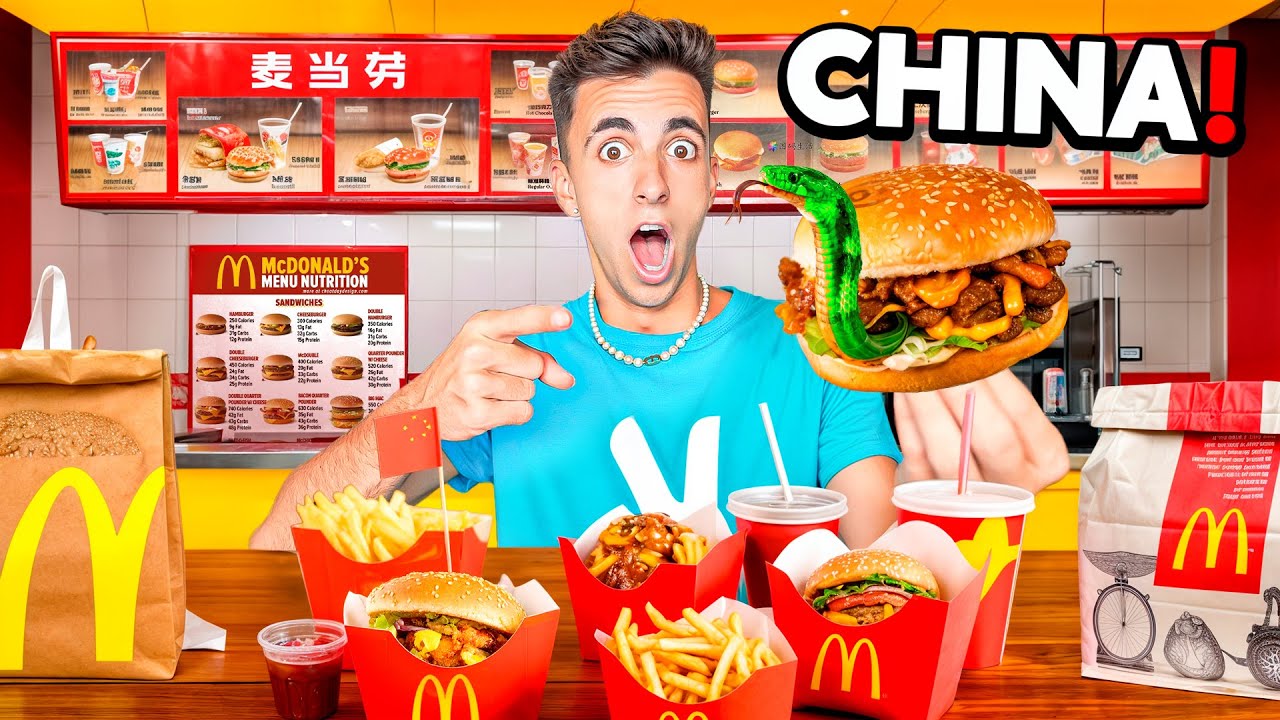 PROBANDO MCDONALDS en CHINA!🍔*muy diferente!*
