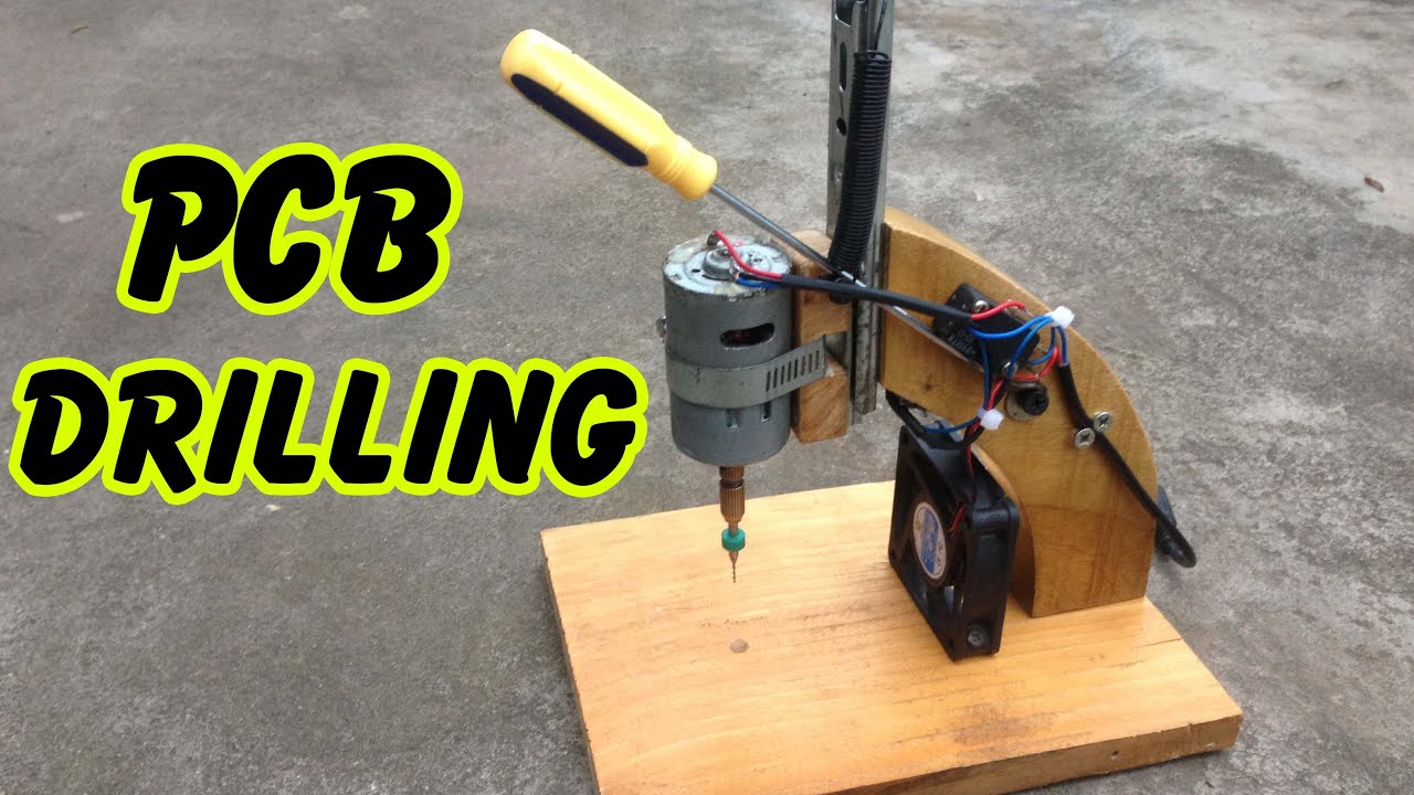 Making mini PCB  Drill Press Table