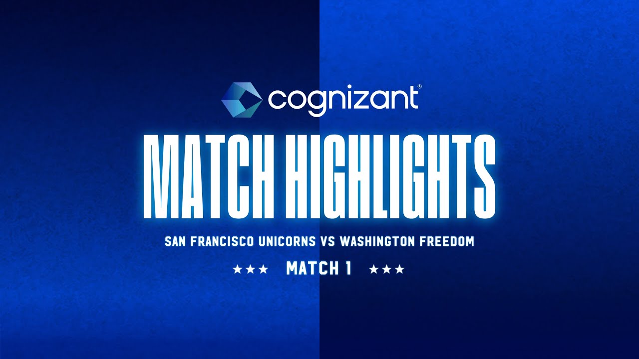 Cognizant Major League Cricket 2025 Match Highlights | San Francisco Unicorns vs. Washington Freedom
