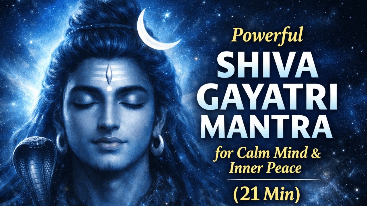 Powerful Shiva Gayatri Mantra for Calm Mind & Inner Peace (21 Min)