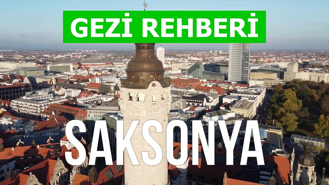 Saksonya, Almanya | Dresden Şehri, Leipzig, Chemnitz, Plauen | Dron 4k videosu | Almanya ne g&ouml;rmek