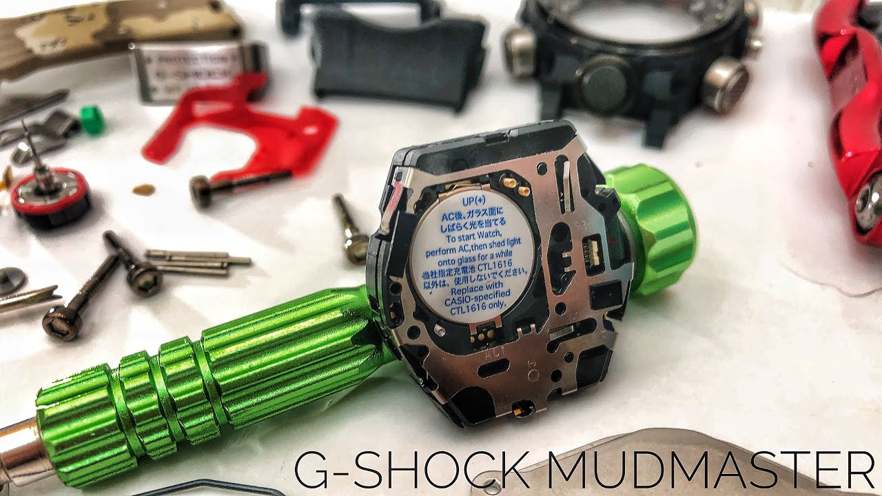 Что внутри часов GWG-1000 Triple Sensor Mudmaster G-Shock