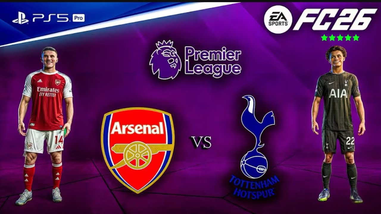 FC 26 - Arsenal vs. Spurs - Premier League 25/26 Full Match | PS5™️pro [4K60]