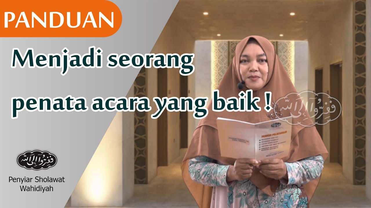 PANDUAN PENATA ACARA
