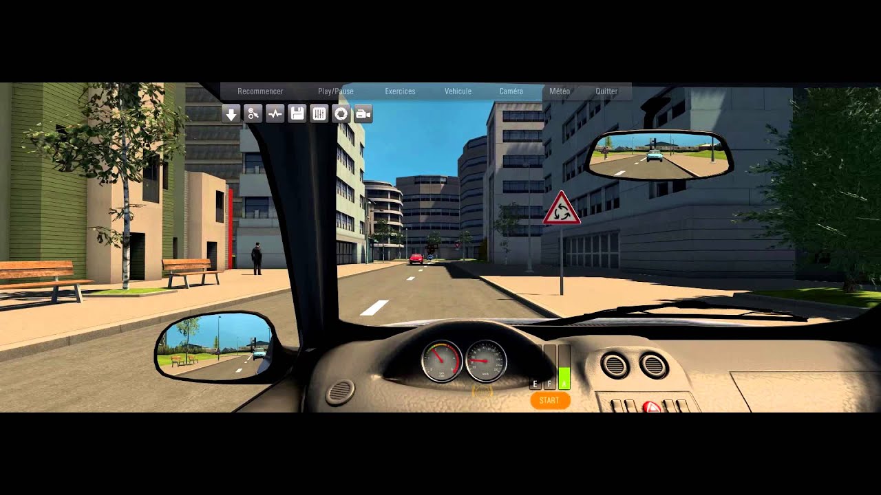 Simulateur de Conduite Develter - La conduite au milieu d'un traffic intelligent (AI)