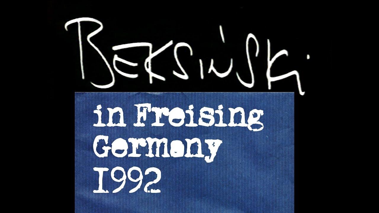 Beksiński in Freising, Germany 1992 