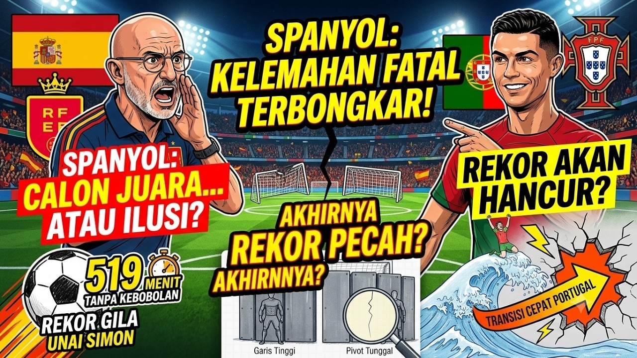 JANGAN TERTIPU! Kelemahan Fatal Spanyol Terbongkar Jelang Lawan Portugal 🚨 (Analisis Taktik)