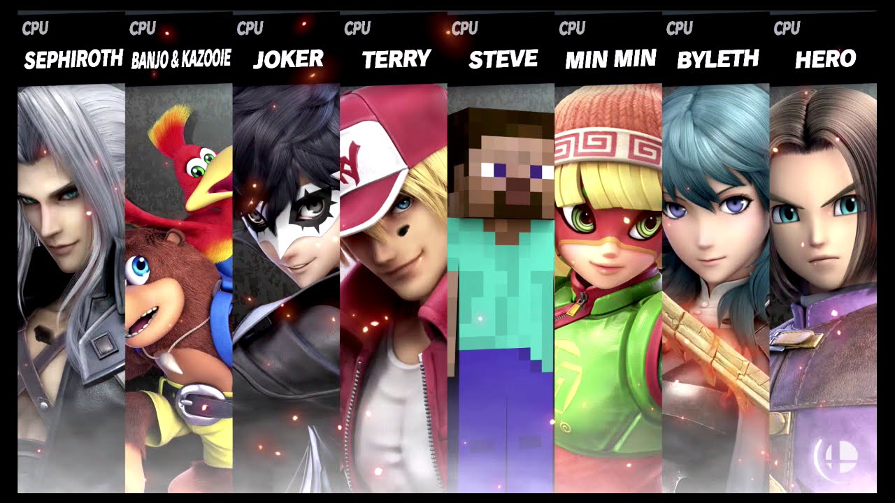 Super Smash Bros Ultimate Amiibo Fights – Sephiroth & Co #49 DLC Battle