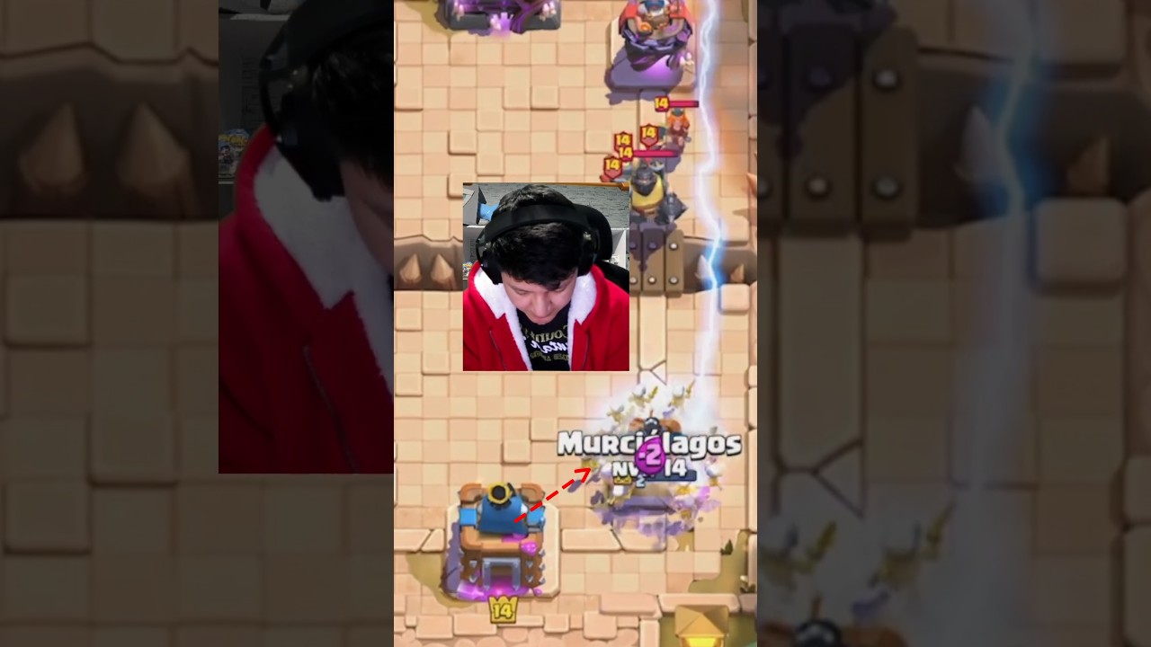 el ray&oacute; #onexx #clashroyale  #mazosclashroyale #supercell #twitch #gamer #clip #gaming