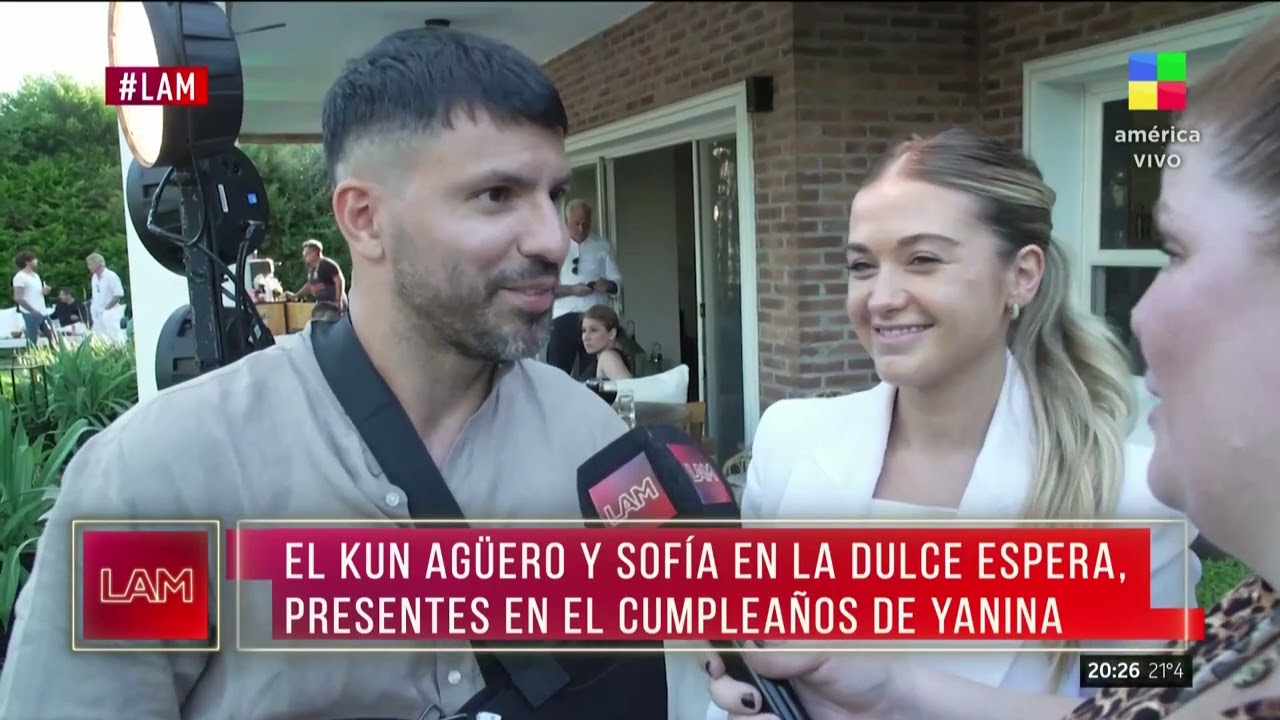 El Kun Ag&uuml;ero y Sof&iacute;a Calzetti hablaron de su embarazo con LAM