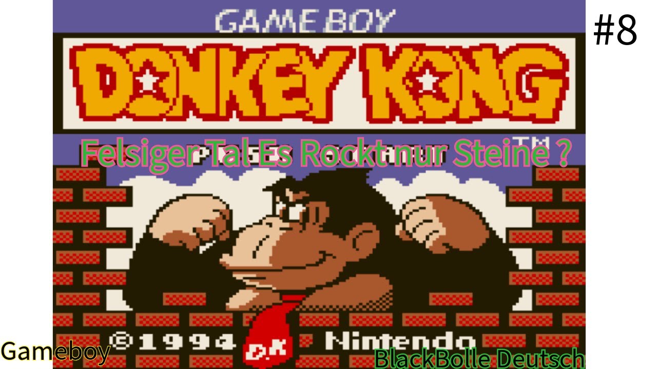 Felsiger Tal Es Rockt nur Steine #8 Donkey Kong 1994