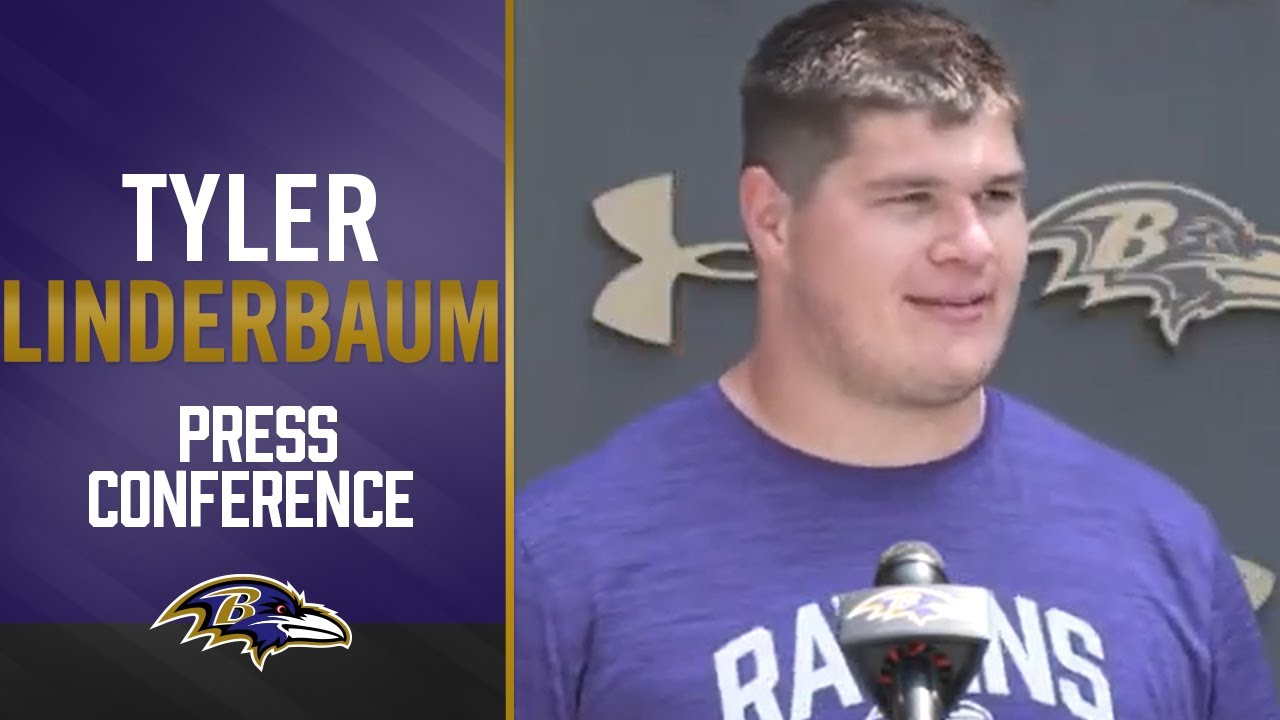 Tyler Linderbaum Talks About Blocking Scheme | Baltimore Ravens