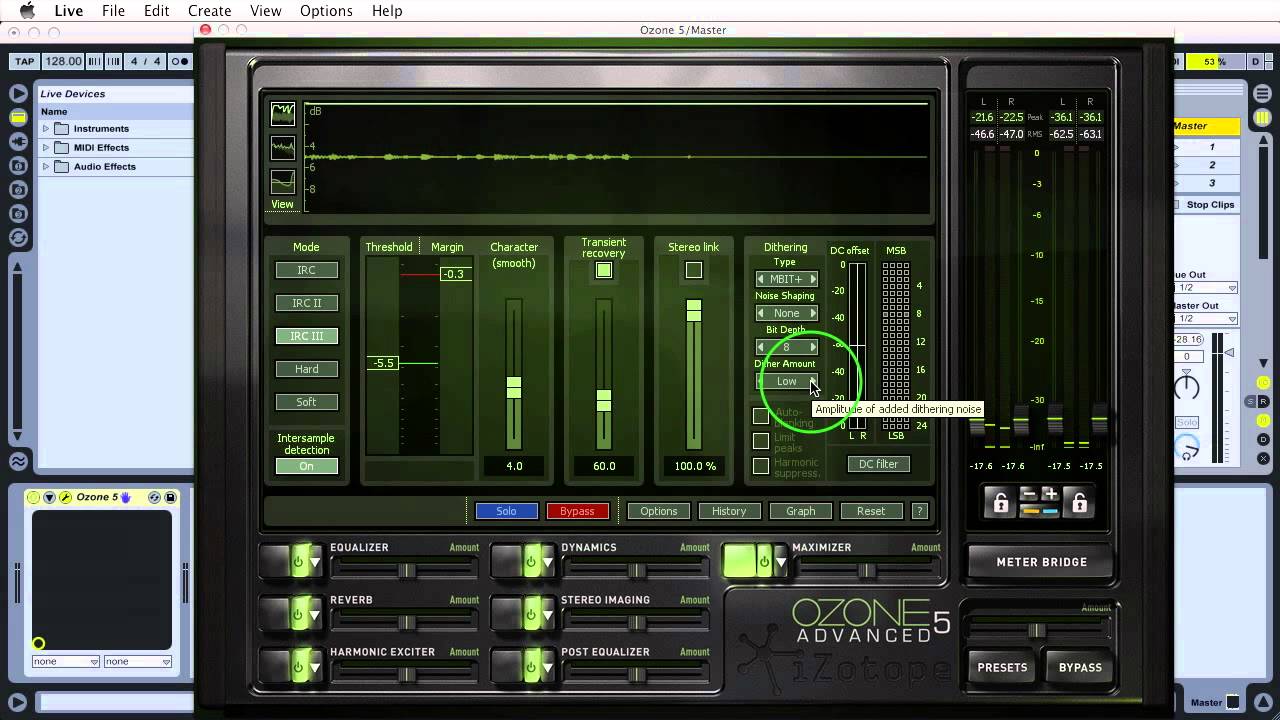 Mastering Tutorial: iZotope Ozone 5 Maximizer - Part 6