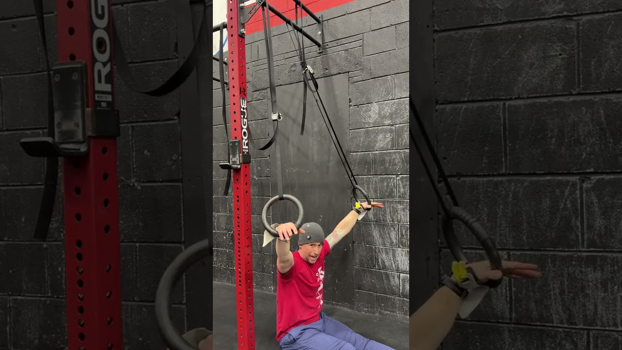 Low Ring Muscle Up Turn Over Progression