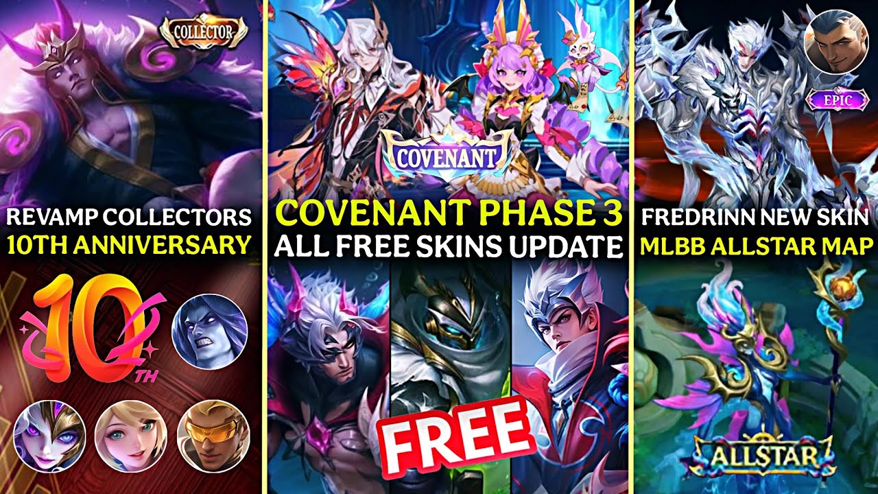 Covenant 3.0 | 10th Anniversary Leaks | FREE Epic Skins, New Surveys | Revamp CC & LB Skin