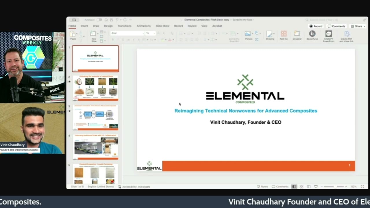 Unlocking the Potential of Natural Fibers - Interview with Vinit Chaudhary of Elemental Composites