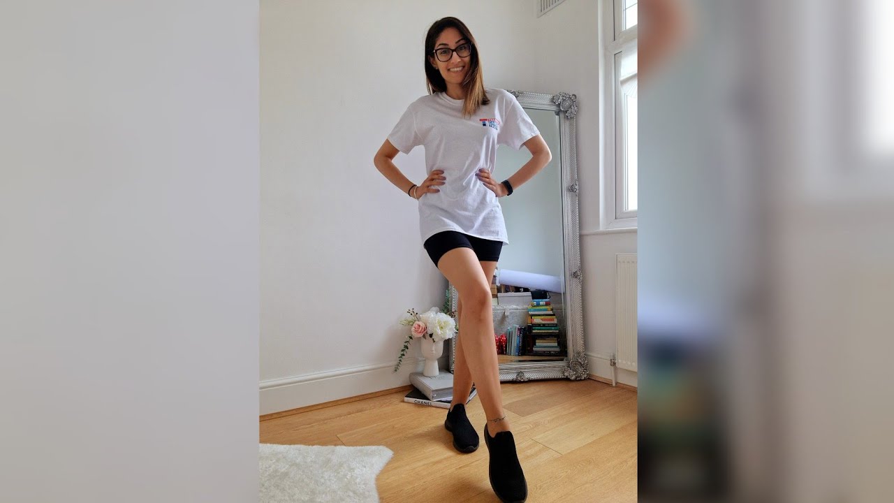 BY SONI PANDA X | 100 Squats A Day In July Challenge 💛 Reviewing Glow Up 8 Ultra Sheer Tights