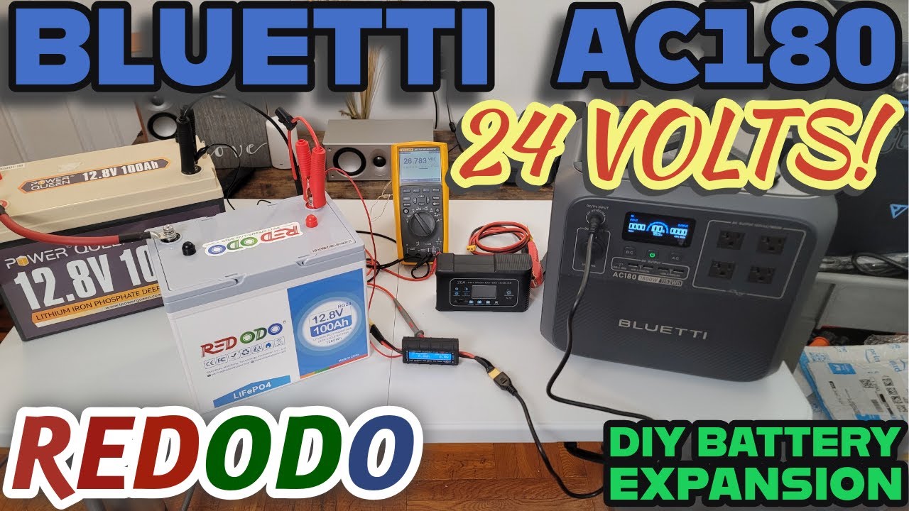 Bluetti AC180 charging at 24 volts!