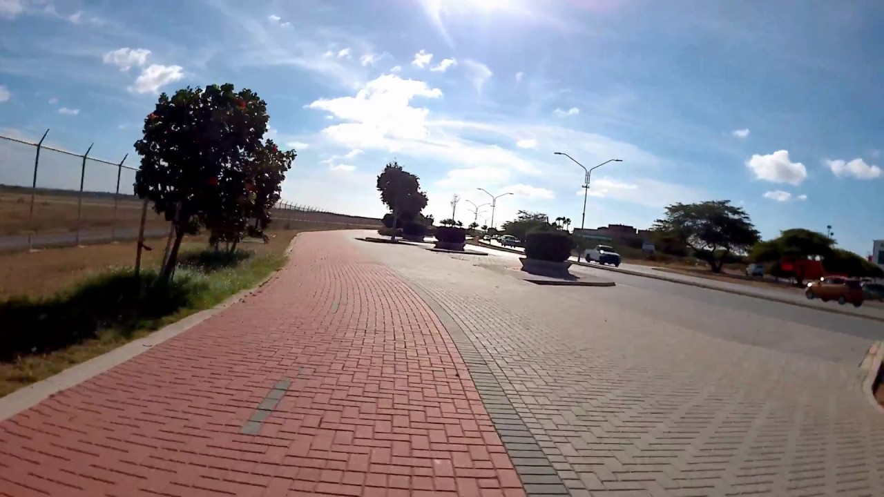 Cycling through Aruba - Camacuri (Airport) to Surfside Beach
