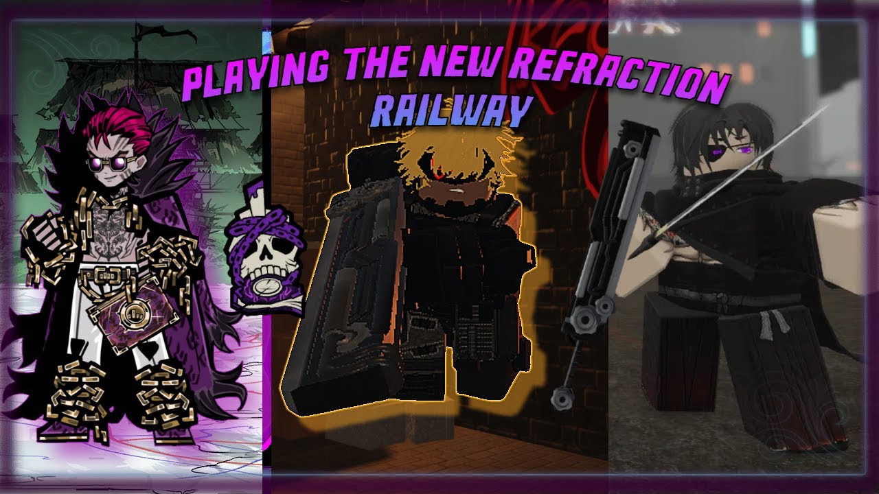 Trying out the new Refraction Railway in Archived | Roblox Archived