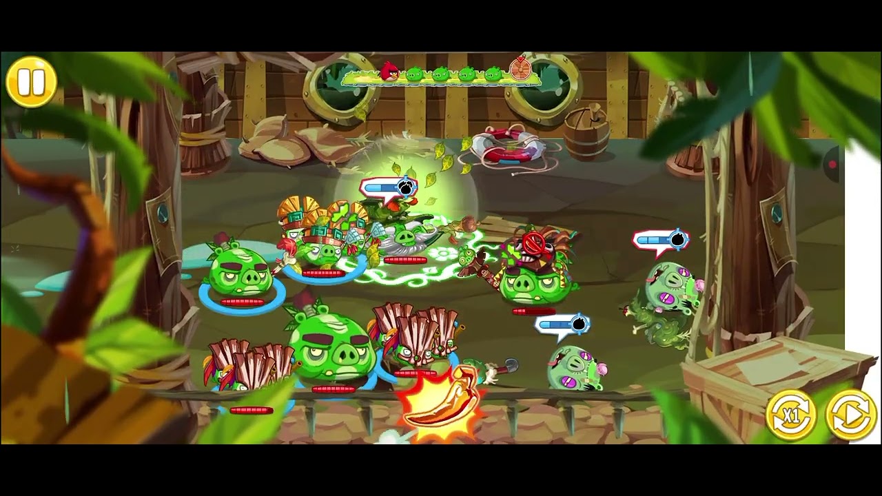 Angry Birds Epic Pig Friends - Gameplay 