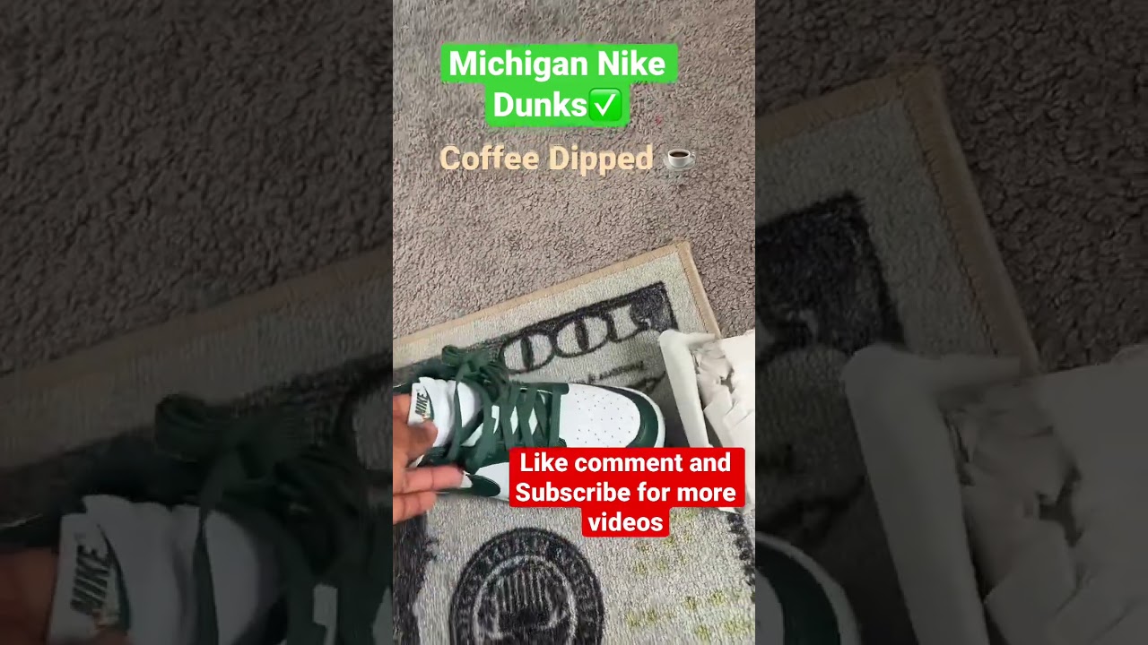 Nike Dunks coffee Dipped 