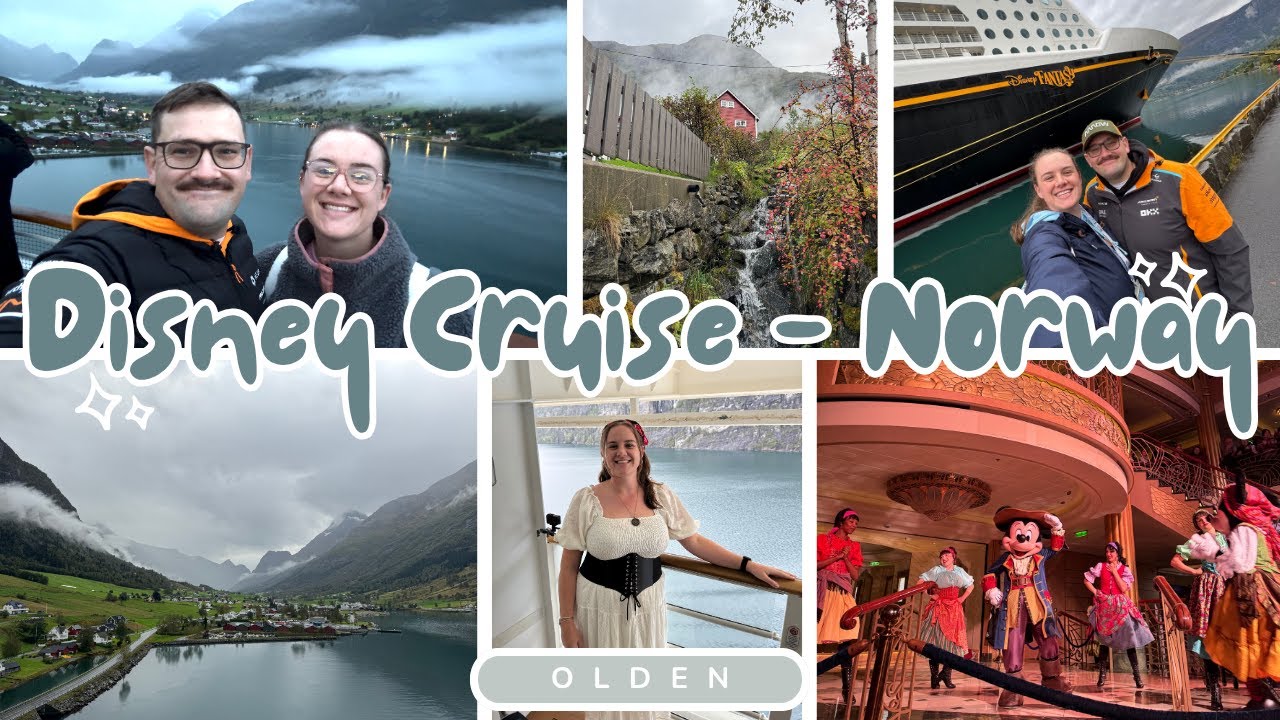 DISNEY CRUISE LINE VLOG🚢🐭🇳🇴 | OLDEN | Exploring our first port in Norway and Pirate Night!☠️🏴‍☠️