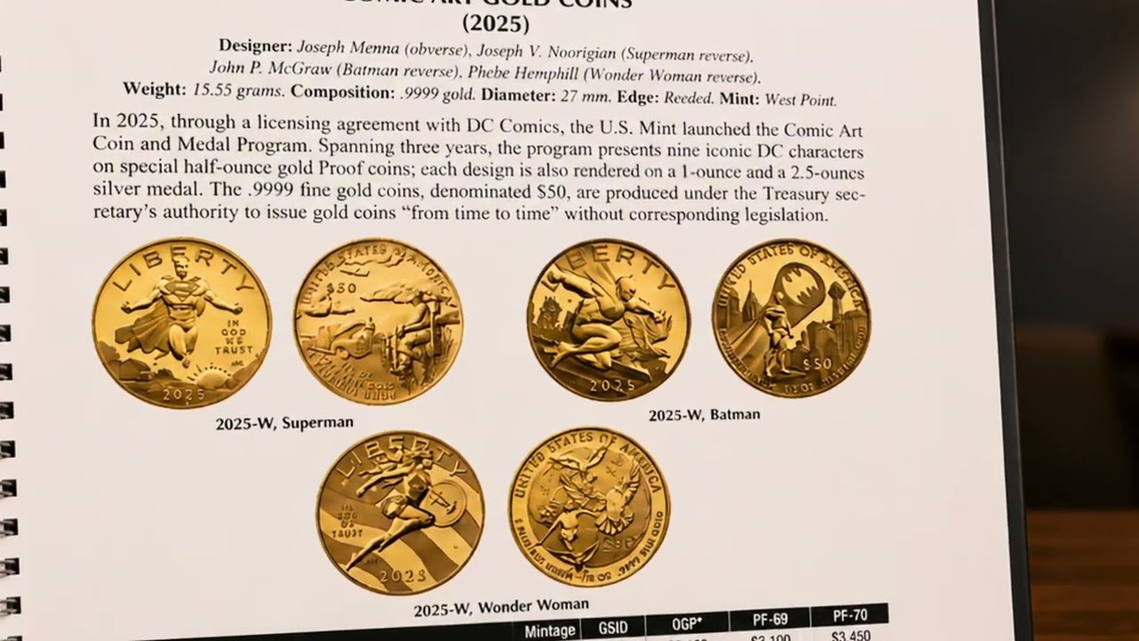 ONLY 1,593 MADE! | 2025 U.S. Mint Wonder Woman Gold Coin
