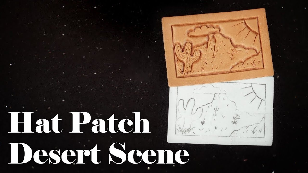 Hat Patch Desert Scene