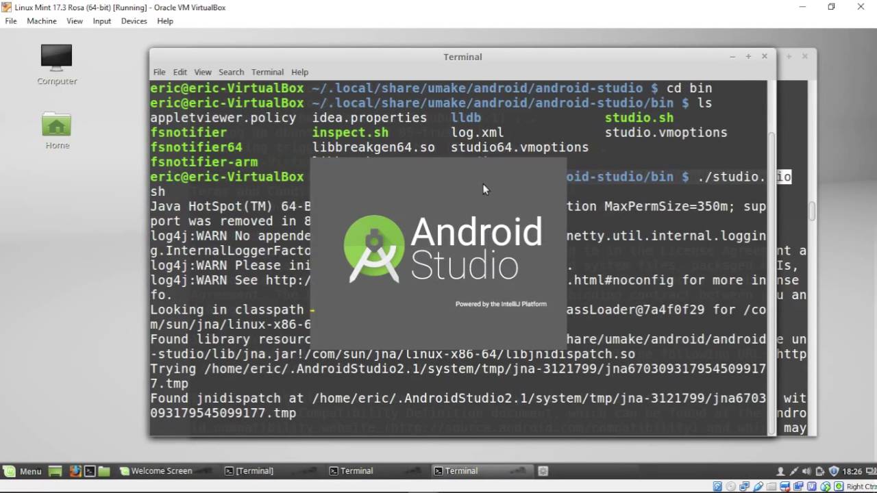 Install Android Studio on Linux Mint 17.3 Rosa