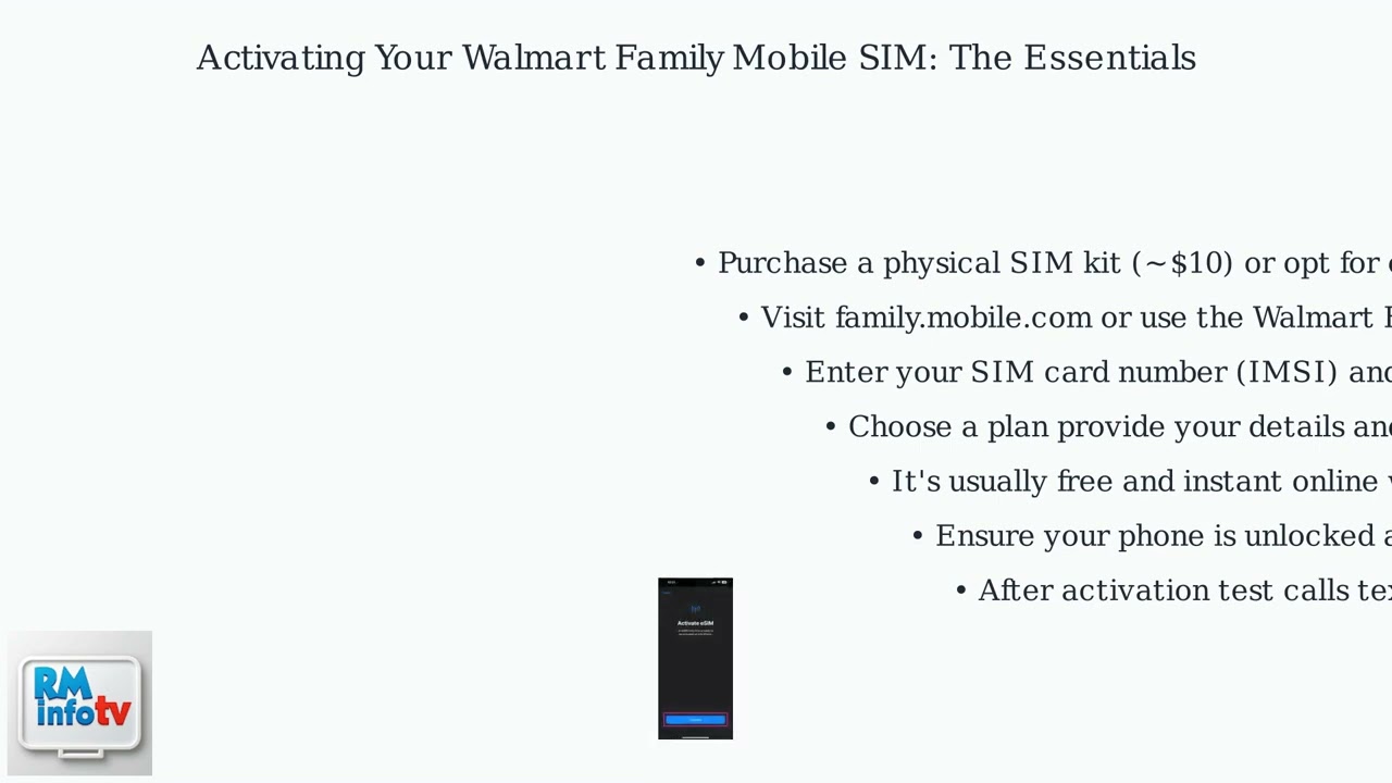 Как активировать SIM-карту Walmart Family Mobile &mdash; простое руководство по настройке