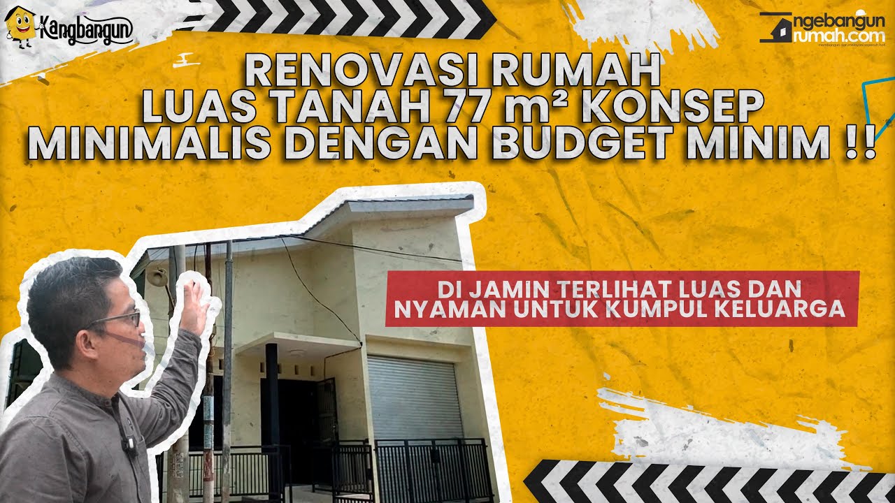 PROYEK 100% SELESAI | RENOVASI RUMAH 1 LANTAI MINIMALIS BUDGET MINIM