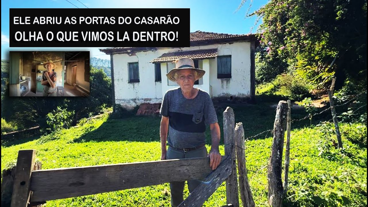 Olha o que tem dentro do Casarão Antigo!, VITOR 75 ANOS MORA SOZINHO  