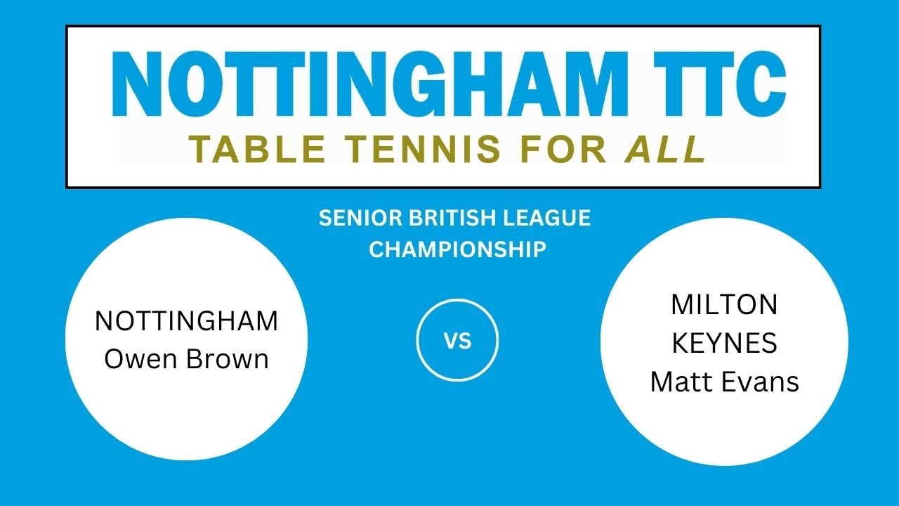 SBL Champs Rd11 M3 Owen Brown v Matt Evans
