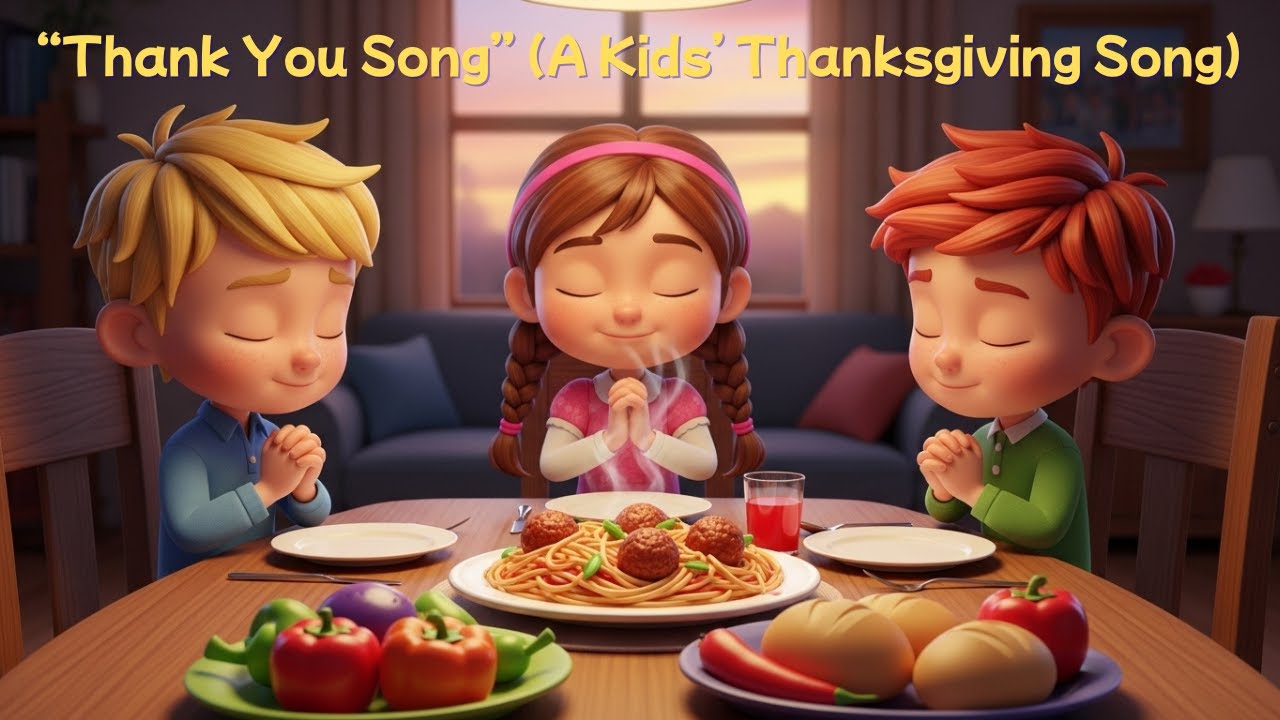 “Thank You Song” （A Kids’ Thanksgiving Song）